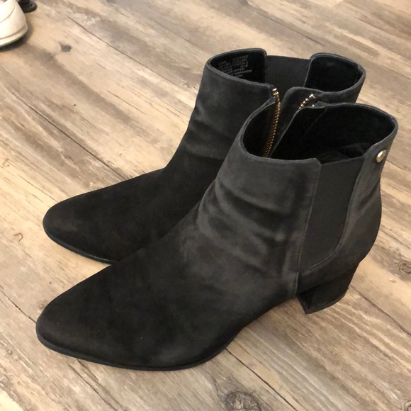 Calvin Klein Shoes - Calvin Klein black suede booties